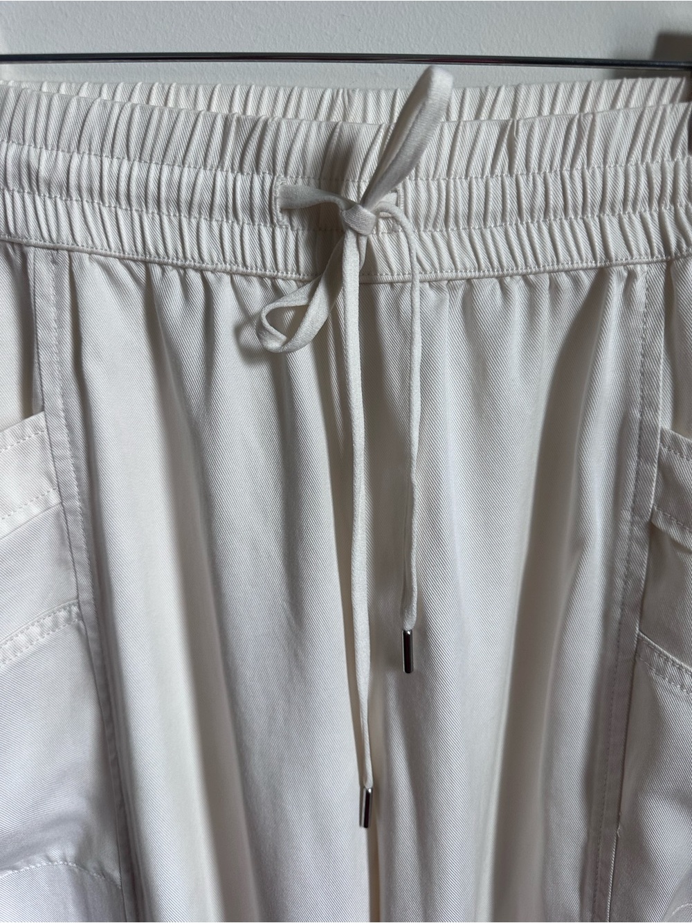 NWT Calia Journey Collection White Lyocell Wide Leg Ankle Pants High Rise S - Picture 6 of 11